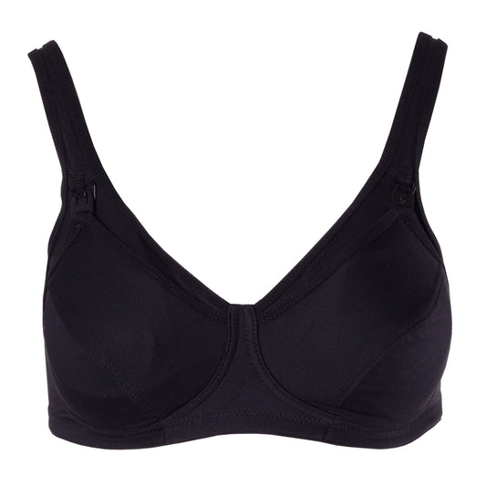 Reggiseno Allattamento Fibra Cava Coppa C Nero - 