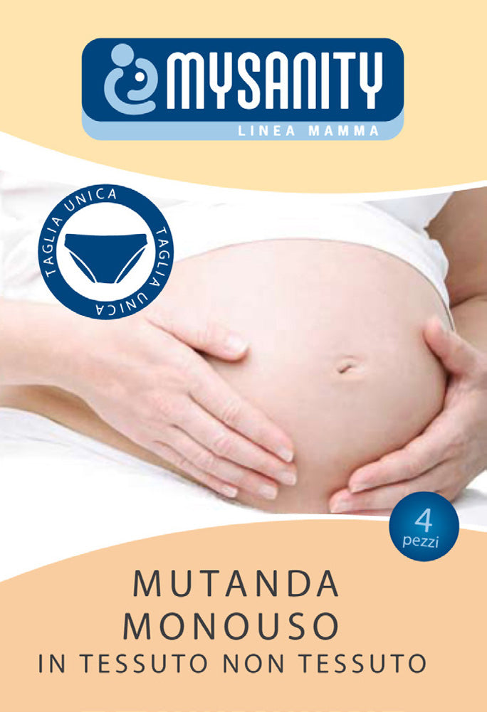 Mutanda post parto monouso in TNT 4 pcs - Mysanity