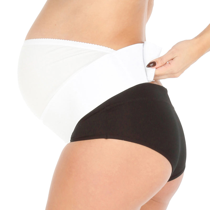 Fascia gravidanza con pancia Bianco - 